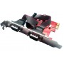 Adaptor PCI Express la Serial Port Rs-232 / COM x 2  Unitek Controler PCI-E, 2x RS-232, Y-7504